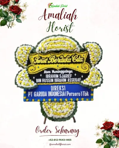 Papan Bunga Duka di Cikedung Lor