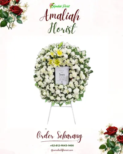 Krans Bunga Duka Cita di Cikedung Lor