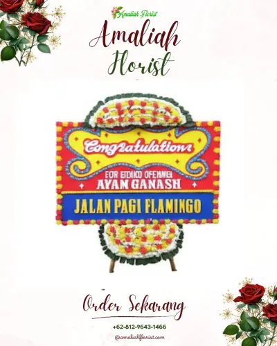 Bunga Papan Congratulation di Cikedung Lor